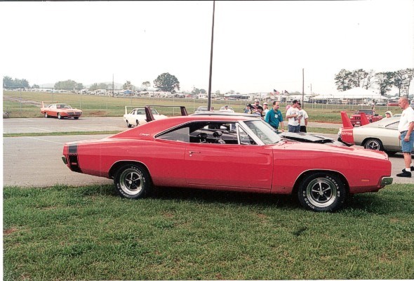Below is a 1969 Charger 500 on the left and a standard 1969 Charger on the